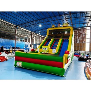 <span class=keywords><strong>Prix</strong></span> d'usine Toboggan gonflable sec coloré à double et triple piste pour enfants et adultes, jeu gonflable d'extérieur pour fêtes estivales - Product Image 5
