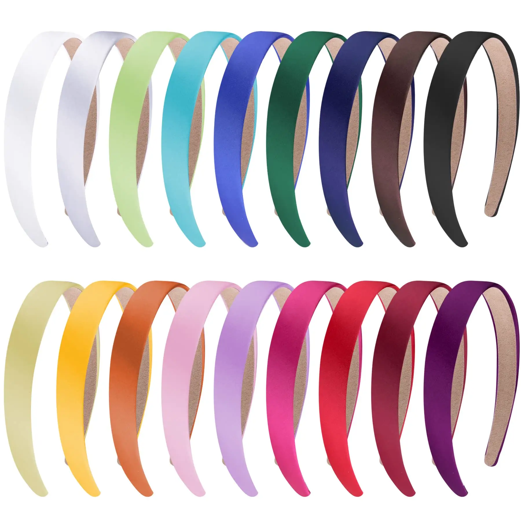 Women's Headbands Non-Slip Sweat Soft Headbands Solid Color Simple Versatile Hair Accessory Headbands