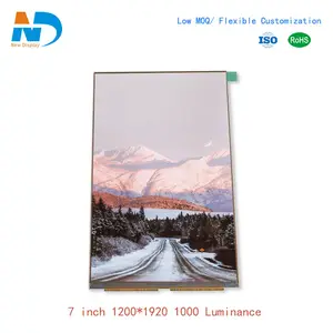 7 Inch Full Hd 1200*1920 1000nits High Brightness Sunlight Readable Lcd Display