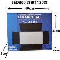 Panneau lumineux vidéo LED professionnel bicolore avec télécommande PRO LED 800