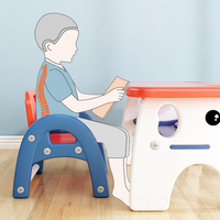 Ensembles de meubles pour enfants de haute qualité Yooking, tables, chaises de salle à manger en plastique pour bébés, table d'étude pour enfants, chaise d'étude pour enfants, ensembles de bureaux