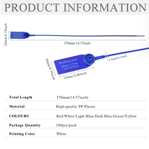 Disposable Plastic Seals Tags Security Anti-Tamper Seal Label Pull <strong>Tite</strong> Self-Locking Zip Ties for Clothes, Shoes, <strong>Bags</strong> - Product Image 3