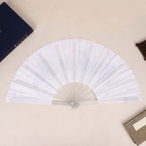 Éventail pliant promotionnel QM personnalisé en papier, mini éventail manuel en bambou pour fêtes et festivals - Product Image 6