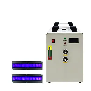 395NM UV Curing Lamp Water Cooling Method Whole Set Uv Led System 420w Rotary Ink Blue Light Curer With Electric Box