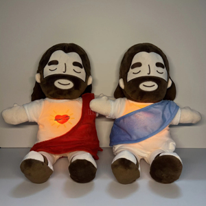 Peluche <span class=keywords><strong>de</strong></span> Jesús para Niños/Amigos, Peluches Relajantes <span class=keywords><strong>de</strong></span> Jesús, Muñeco <span class=keywords><strong>de</strong></span> Peluche, Regalos Religiosos para la Escuela Dominical, Navidad - Product Image 2