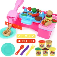 Türük alaşımlı yüksek kalite komik çocuklar eğitim Diy renk kil hamur hamuru oyuncak seti