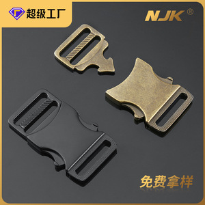 Hebilla de Liberación Lateral de Aleación de Zinc de 25 mm, Color Negro Bronce, Duradera, para Bolsos - Product Image 5