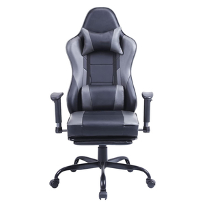 เก้าอี้เกมมิ่งคุณภาพสูง Anji รุ่น Executive Silla Gamer ออกแบบตามหลักสรีรศาสตร์ หุ้มหนัง ปรับหมุนได้ ปรับเอนได้ พร้อมที่พักเท้า - Product Image 4