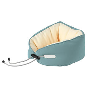 Almohada de Viaje en Forma de U con Relleno de Partículas de Espuma, 28x26x14cm, Material de Poliéster, para Siesta en la Oficina y Uso en Avión - Product Image 1