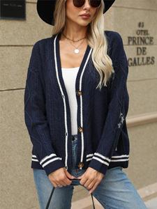 <span class=keywords><strong>Cardigan</strong></span> Casual da donna donna autunno inverno <span class=keywords><strong>Cardigan</strong></span> Casual lavorato a maglia alla moda maglione <span class=keywords><strong>Cardigan</strong></span> largo - Product Image 4