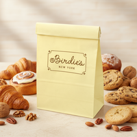 Sacs personnalisés avec fermeture à lien métallique |   Sachets refermables en papier kraft pour café et en-cas