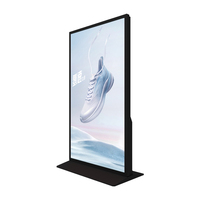 OEM ODM Kios Layar Sentuh Interaktif 4K HD Indoor 75/86/100 Inci Digital Signage untuk Restoran/Pusat Perbelanjaan dengan Perangkat Lunak CMS