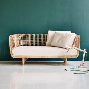Divano Moderno <span class=keywords><strong>in</strong></span> <span class=keywords><strong>Vimini</strong></span> e Rattan <span class=keywords><strong>per</strong></span> Design d'<span class=keywords><strong>Interni</strong></span>, Ideale <span class=keywords><strong>per</strong></span> Magazzini, Scuole, Officine e Seminterrati - Product Image 1