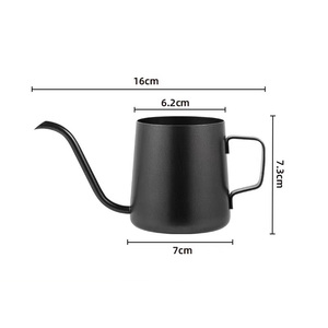 Cafetera <span class=keywords><strong>de</strong></span> goteo manual con boquilla <span class=keywords><strong>de</strong></span> cuello <span class=keywords><strong>de</strong></span> cisne y asa colgante, larga y estrecha, para viaje - Product Image 2