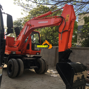 <b>Cheap</b> Sale Doosan Dh140w-7 15.1TON Used Hydraulic Wheel Excavator 2020 Model Korea Origin Engine 86KW Power Second-hand <b>Bucket</b> - Product Image 3