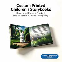 Livre d'histoires personnalisé sur le thème des lapins, livre d'images pour enfants imprimé sur mesure, livre de lecture éducatif pour l'apprentissage précoce des tout-petits