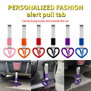 อุปกรณ์ตกแต่งรถยนต์ JDM รูปหัวใจหัก สำหรับแขวนที่ท้ายรถ ใช้เป็นสัญลักษณ์เตือนภัย - Product Image 4