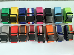 Travel Accessories Adjustable Luggage Strap Fixing Belt <strong>Suitcase</strong> <strong>Lock</strong> Buckle Strap Travel Custom Luggage Strap - Product Image 3