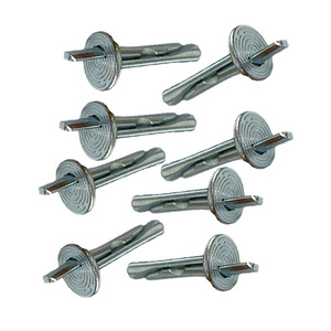 Vis d'expansion à tête plate en acier galvanisé, type à tige lisse, à brancher, pour ancrage au plafond en béton, clou M6x40 - Product Image 4