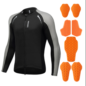 WOSAWE-Chaqueta De Armadura De Motocicleta Unisex, Blindaje De Motocross Chaleco De Pecho Hombro Mano Articulaciones Proteccion Columna Vertebral Equipo De Pecho 4001294061992