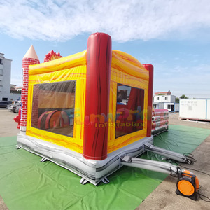 Commercial grade kids bounce <b>house</b> commercial jumping bouncy castle castillo hinchable <b>inflatable</b> fire station combo slide - Product Image 5