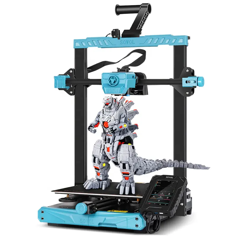 2024 настоятельно рекомендуется большой 3D-принтер Klipper Sovol SV07PLUS Impresora 3D с размером сборки 300x300x350 мм, быстрая скорость 250 мм/с