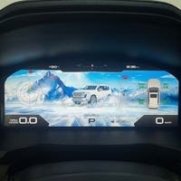 Écran de tableau de bord numérique LCD Premium Yuefu 12,3 pouces, mode tout-terrain, remplacement direct pour Toyota Land Cruiser 2016-2021
