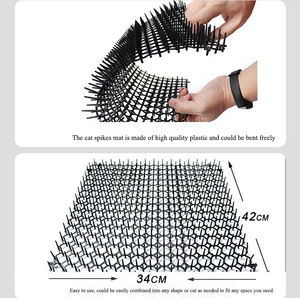 Tapis dissuasif pour chats Tapis à excréments pour chats avec pointes Répulsif pour chats Meubles d'intérieur Clôture de jardin extérieure Barrière pour animaux - Product Image 6