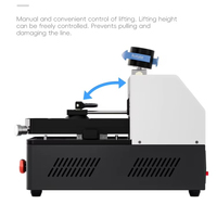 Machine de séparation d'écran et de coque arrière TBK 288H avec pompe et moteur pour réparation d'iPhone 6-17, chauffage intelligent