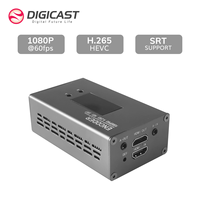 H.265 — protocole IPTV, 2drrt, Mini-décodeur Portable pour vidéos Live, Facebook, Audio, flux NDI