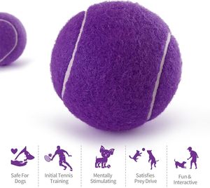 Pelotas de Tenis de Caucho Natural Profesional, Venta al Por Mayor, Pelotas de Tenis Personalizadas, Coloridas, Pelotas de Práctica de Tenis de Playa, Juguetes para Mascotas - Product Image 5