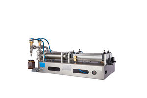 Macchina per il riempimento dell'olio lubrificante a 2 teste da <span class=keywords><strong>tavolo</strong></span> semi automatica - Product Image 3