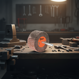 แผ่นขัดแบบฟลัปวีล ขนาด 30x3 มม. ความหยาบ 240 กริต แกน 6 มม. สำหรับขัดโลหะ - Product Image 3