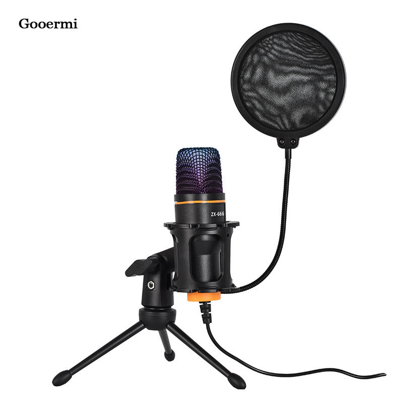 Gooermi ZX666-USB Gaming Microphone - High Quality Audio