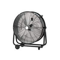 Ventilateur industriel LONGWELL en gros, 24, 30, 36, 42, 48 pouces, électrique, mobile, pour évacuation et circulation d'air, type tambour/baril