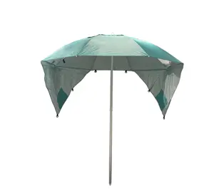 고품질 50 + UV 알루미늄 프레임 해변 야외 우산 대피소 텐트