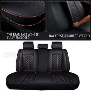 11Pcs 5 <b>Seat</b> Car <b>Seat</b> <b>Cover</b> PU Leather Full Set <b>Seat</b> Cushion <b>Cover</b> Anti Slip Protector <b>Cover</b> 5D Universal for Auto SUV Truck <b>Van</b> - Product Image 3