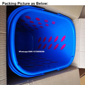 HQ6374 Với Tay Cầm Và Nắp Màu Xanh Nhựa Giặt Vuông Giỏ - Product Image 5