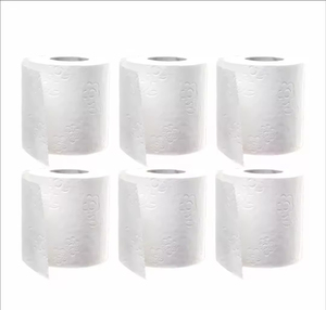 Papier toilette gaufré ultra doux en fibres vierges pour hôtels, emballage et taille personnalisés en gros, directement de l'usine - Product Image 2