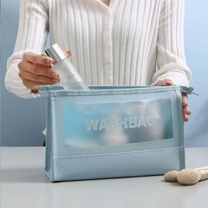 Custom Toiletry Bag <b>Travel</b> Wash Bag High Quality PVC Waterproof Toiletry <b>Handbag</b> Makeup Cosmetic Bag with Zipper - Product Image 4