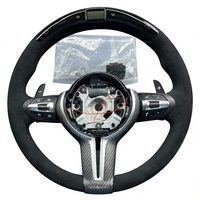 Volant en cuir véritable à fond plat pour BM/W F07 F18 F15 F16, pièces automobiles cousues à la main, vente en gros