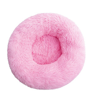 Almohadilla Circular de Felpa Sostenible para Dormir, Cama de Donut para Gatos, Perrera Extraíble y Lavable para Animales Pequeños, Gatos y Perros - Product Image 5