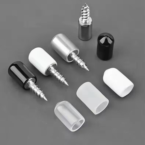 Vis auto-perceuses en fer simples et économiques pour supports de tablettes invisibles en verre, clous silencieux pour panneaux stratifiés et armoires de cuisine - Product Image 1