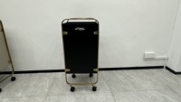 Chariot de rangement professionnel pour spa et salon, organisateur d'équipement de beauté avec 3 tiroirs, plateau supérieur et roulettes