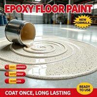 Service OEM, résine époxy résistante aux produits chimiques, revêtement de sable coloré, peinture haute dureté pour atelier d'usine