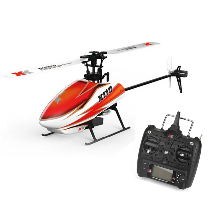 Wltoys XK K110 6CH 3D 6G Brushless Flying Toys Mini Remote Control RC Helicopter For Adult