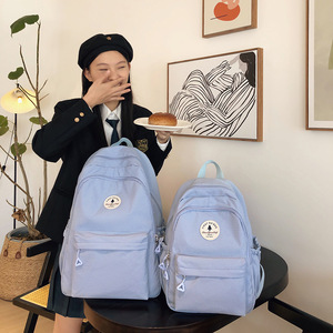 Large Capacity <b>Backpack</b> For Girls 15 Inches <b>School</b> Education Simple Design High <b>School</b> Student <b>Backpack</b> - Product Image 2