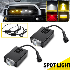 ไฟโปรเจคเตอร์ LED AUXITO สำหรับกันชน ไฟสปอตไลท์ ไฟสูง-ต่ำ สีขาว เหลือง แดง ไฟกระจังหน้า สำหรับรถออฟโรด รถบรรทุก - Product Image 1