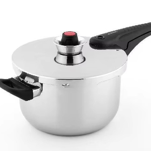 Venta caliente Juego de utensilios de cocina SS 304 Botón de cubierta <span class=keywords><strong>Olla</strong></span> <span class=keywords><strong>a</strong></span> presión grande 6QT - Product Image 1