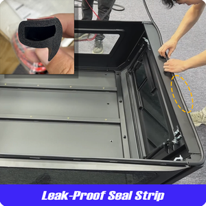 Venta Directa de Fábrica: Toldo de Aluminio para Camioneta, Impermeable, con Cierre, Sin Perforación, Techo Rígido Todoterreno para <span class=keywords><strong>Toyota</strong></span> <span class=keywords><strong>Tundra</strong></span> Revo - Product Image 5